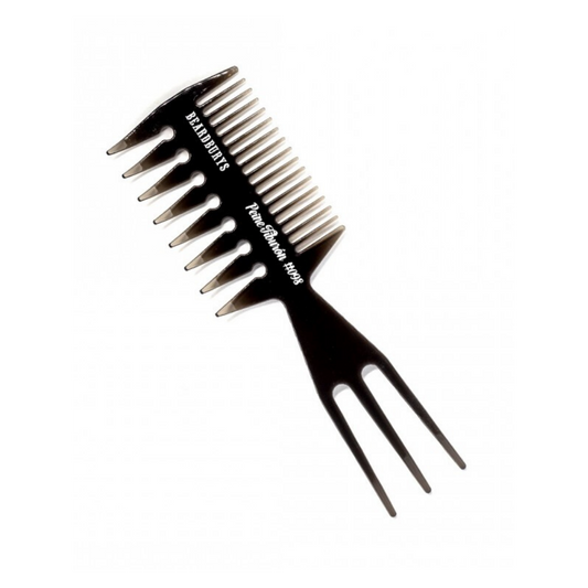 Beardburys Shark Barber's Comb #098 - 3-in-1 Professional Texture & Styling Tool
