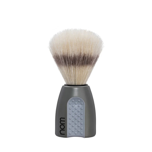 nom by Muehle ERIK Shaving Brush - Grey Handle & Boar Bristles (41 GR)