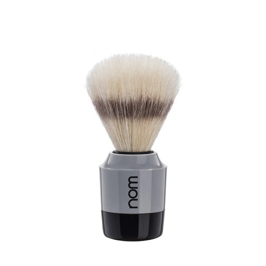 nom by Muehle MARTEN Shaving Brush - Grey Handle & Boar Bristles (41 GR)