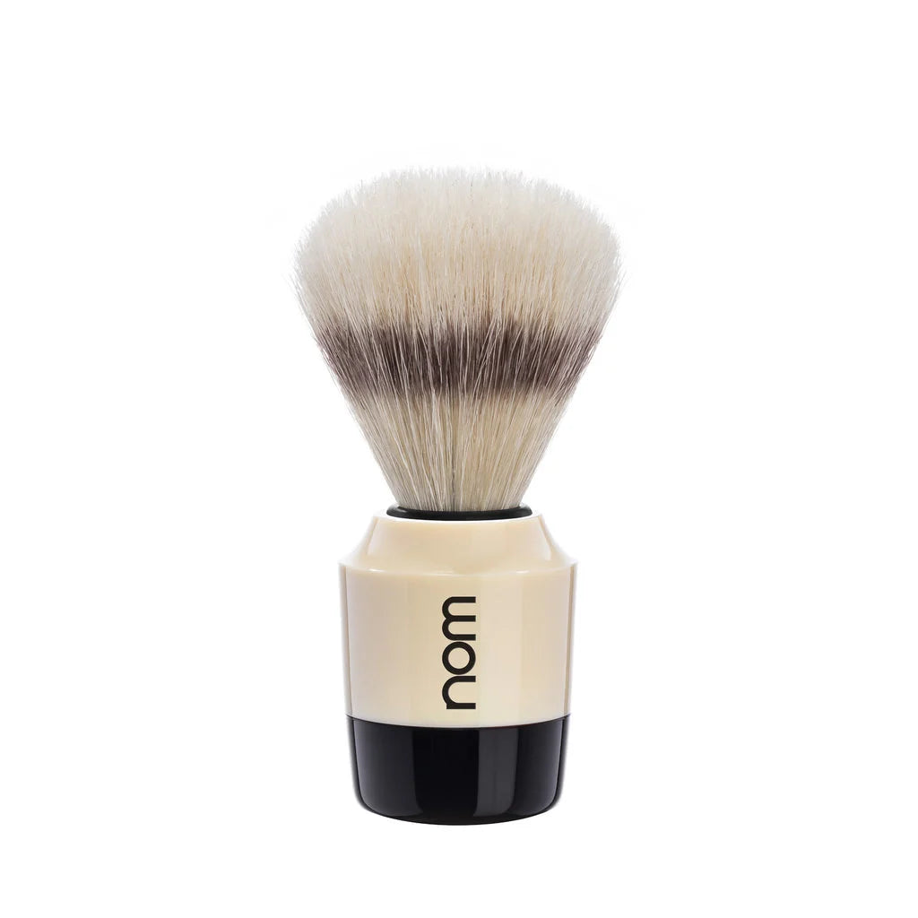 nom by Muehle MARTEN Shaving Brush - Creme Handle & Boar Bristles (41 CR)
