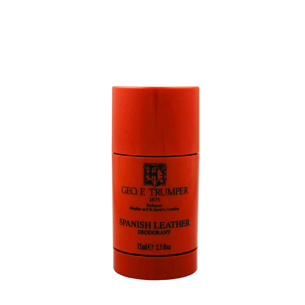 Geo. F. Trumper Spanish Leather Deodorant Stick - Alcohol & Triclosan Free 75ml