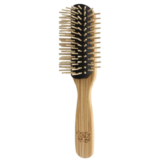 TEK 1120-03 Large Pull-Apart Wood Brush - FSC Ash Wood & Hornbeam Pins (22cm)