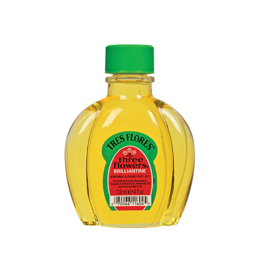 Three Flowers Brilliantine Liquid – Classic High-Shine Hair Oil 118ml